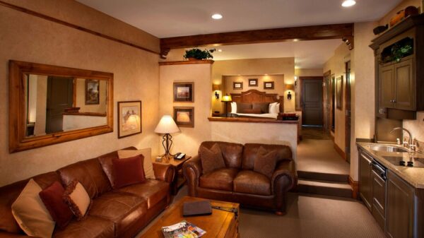 Hotel Park City + Choice of $100 Ruth C. or  50-minute Massage